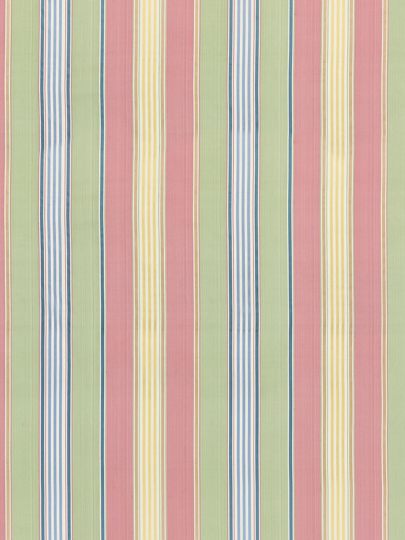 Scalamandre Fabric ND 00046130 Charlotte Stripe Perennial