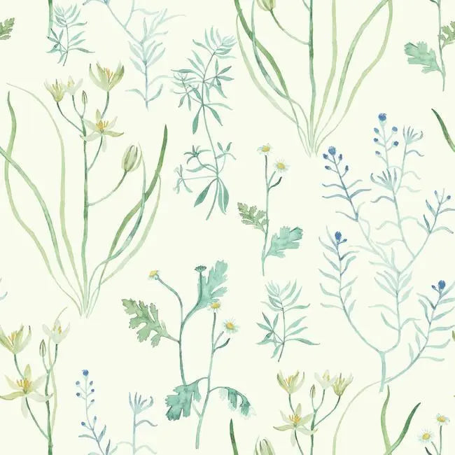 York Wallpaper NR1566 Alpine Botanical