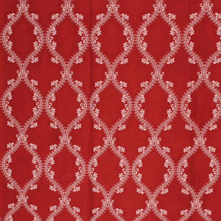 RM Coco Fabric Oakville Trellis Garnet