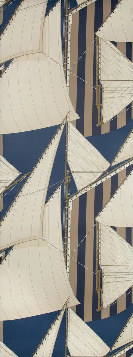 Lee Jofa Wallpaper P2018109.505 St Tropez Wp Navy/Marine