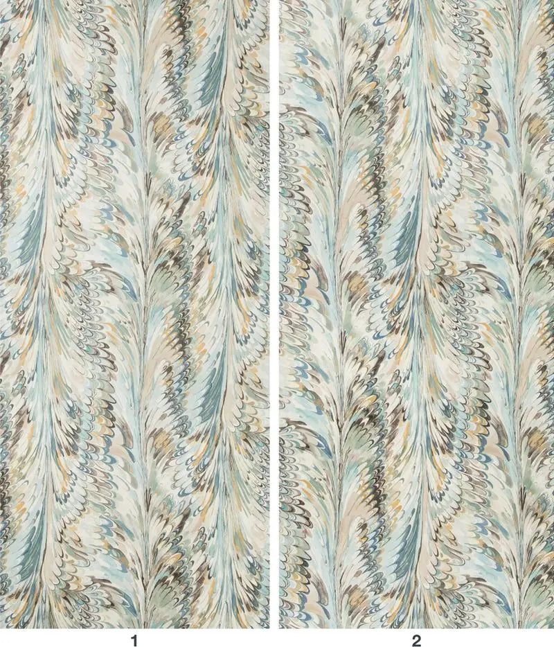 Lee Jofa Wallpaper P2019103.135 Taplow Paper Sea Mist