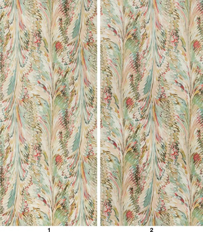 Lee Jofa Wallpaper P2019103.137 Taplow Paper Juniper/Petal