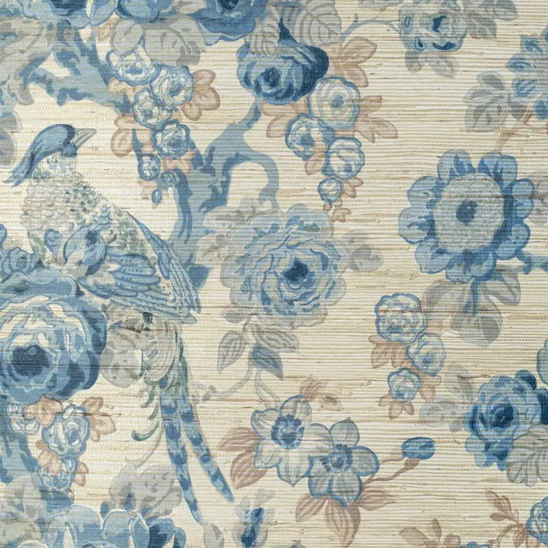 Lee Jofa Wallpaper P2020100.515 Avondale Paper Blue/Slate