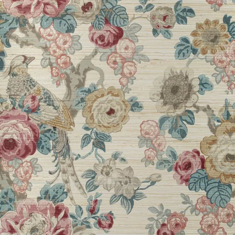 Lee Jofa Wallpaper P2020100.954 Avondale Paper Ruby/Spice