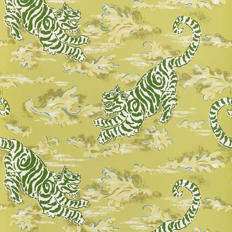 Lee Jofa Wallpaper P2020107.235 Bongol Paper Kiwi