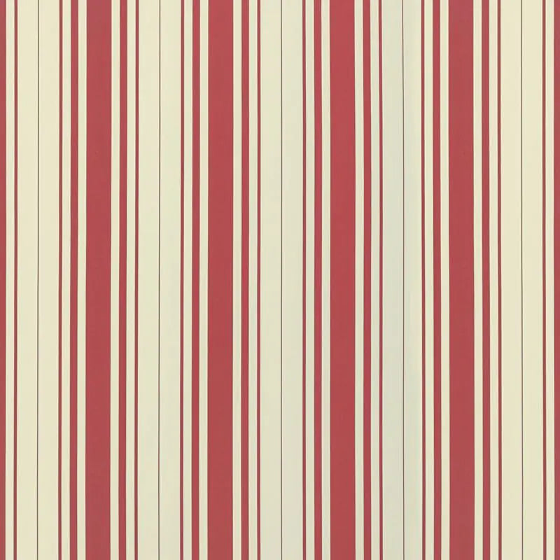 Lee Jofa Wallpaper P2022100.19 Baldwin Stripe Wp Poppy