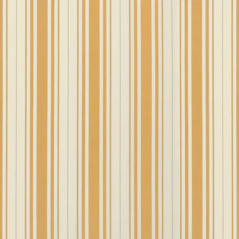 Lee Jofa Wallpaper P2022100.4 Baldwin Stripe Wp Saffron