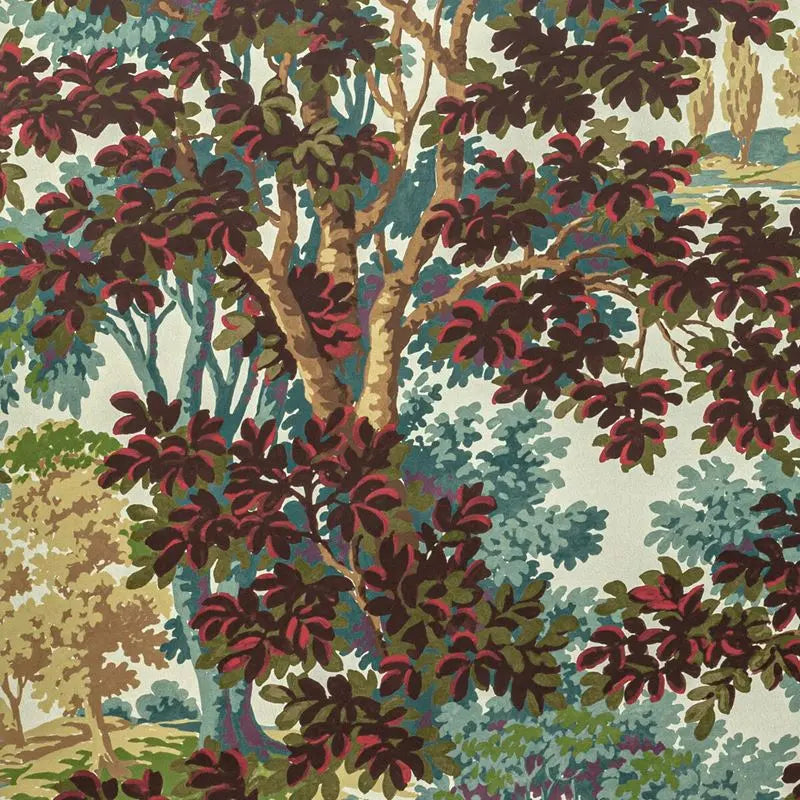 Lee Jofa Wallpaper P2022104.915 Woodland Paper Multi