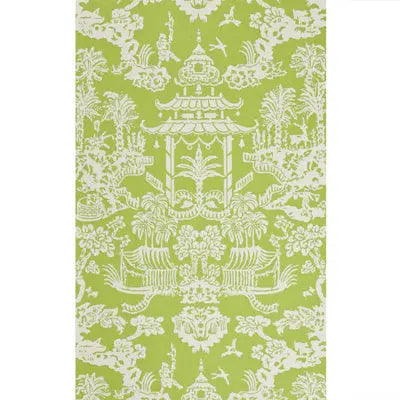 Brunschwig & Fils Wallpaper P8012100.3 Lhasa Paper Green