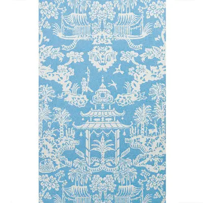 Brunschwig & Fils Wallpaper P8012100.513 Lhasa Paper Aqua