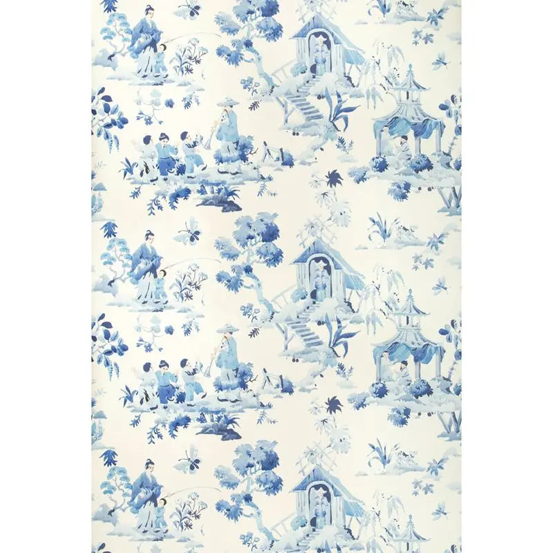 Brunschwig & Fils Wallpaper P8019116.555 Luang Porcelain