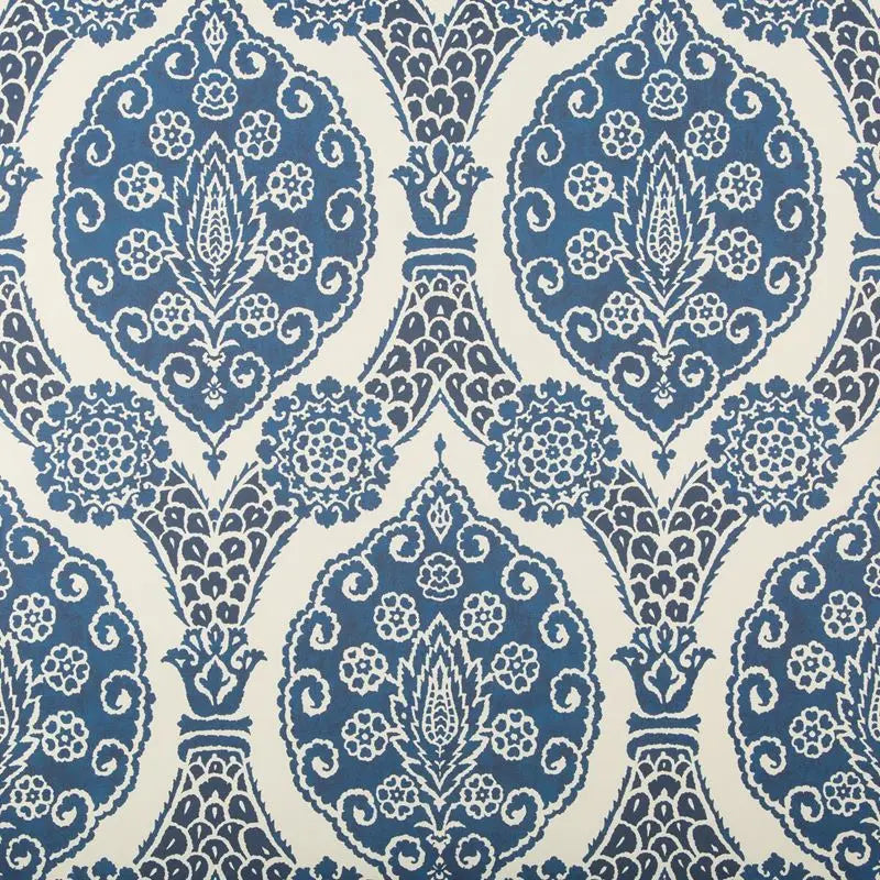 Brunschwig & Fils Wallpaper P8020103.50 Sufera Indigo