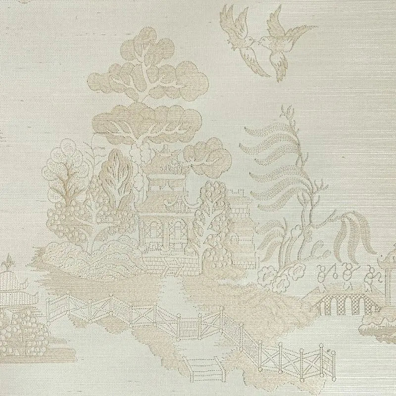 Brunschwig & Fils Wallpaper P8020108.116 La Pagode Beige