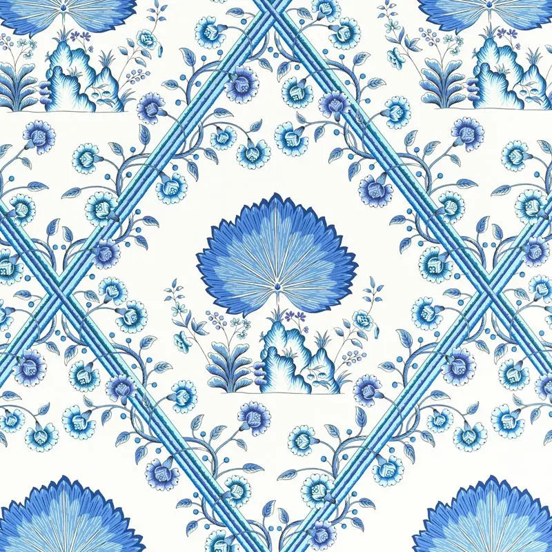 Brunschwig & Fils Wallpaper P8020112.5 Loire Blue