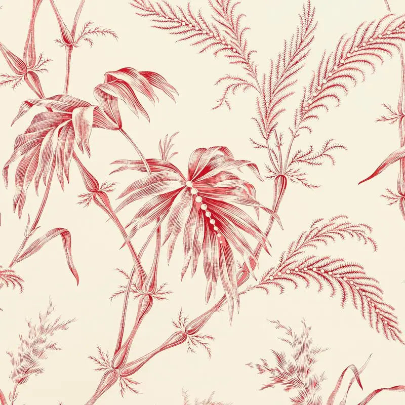 Brunschwig & Fils Wallpaper P8020113.19 Lauziere Red