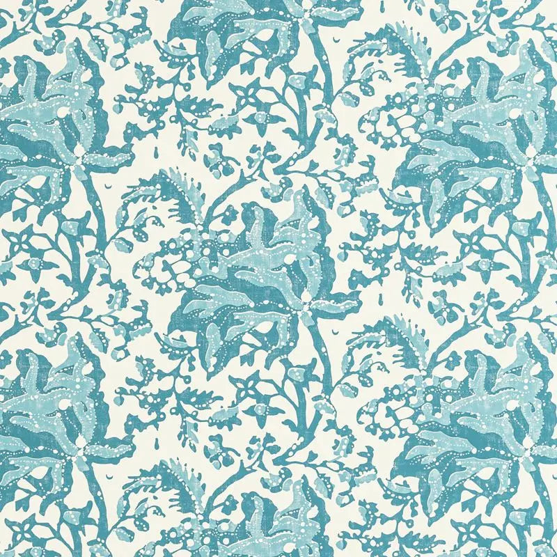 Brunschwig & Fils Wallpaper P8022102.1313 Weymouth Aqua