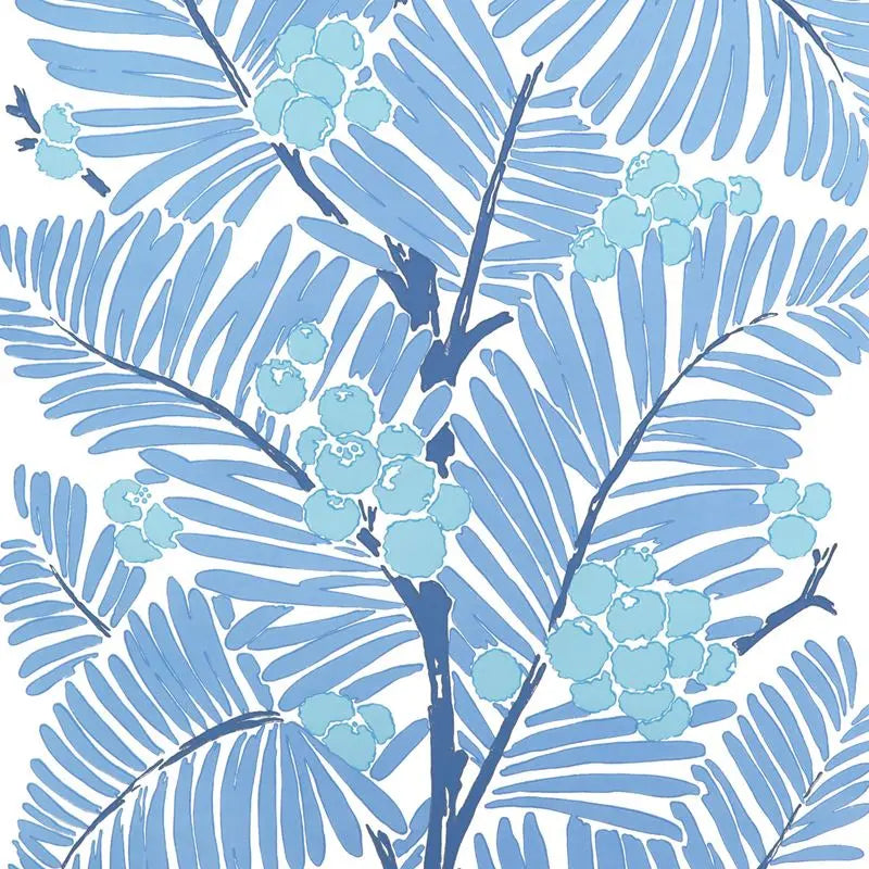 Brunschwig & Fils Wallpaper P8022108.5 Palmar Blue