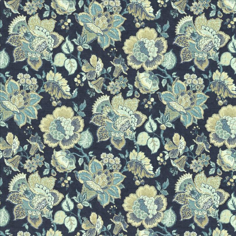 Kasmir Fabric Parisian Park Indigo