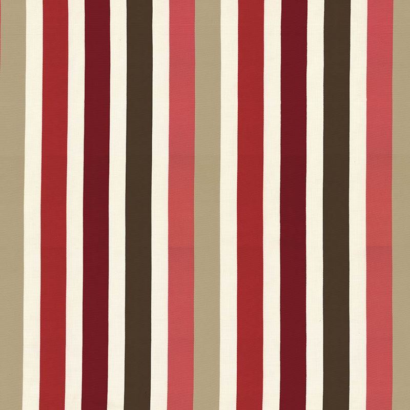 Kasmir Fabric Parterre Stripe Pomegranate