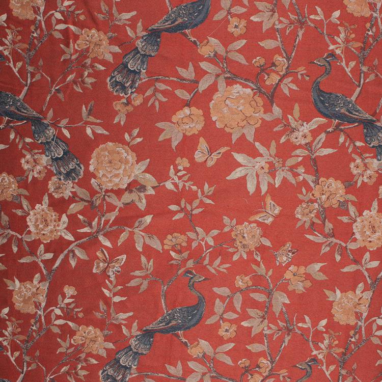 RM Coco Fabric Peony Bird Cinder