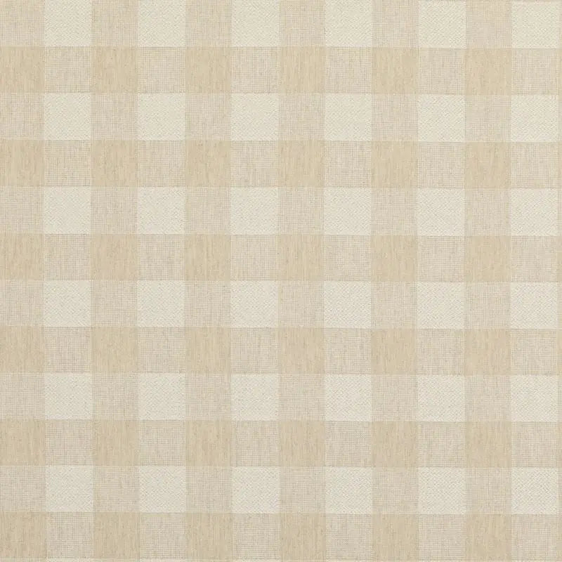 Baker Lifestyle Fabric PF50490.110 Block Check Linen