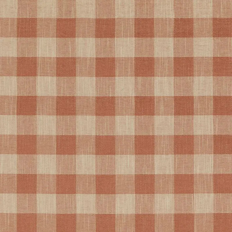 Baker Lifestyle Fabric PF50490.330 Block Check Spice