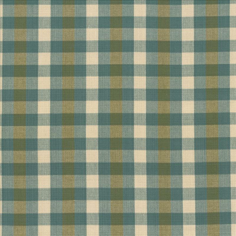 Kasmir Fabric Pixie Plaid Basil