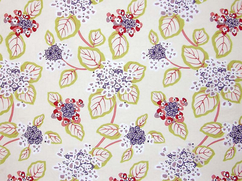 Scalamandre Fabric PQ 0003HYDR Miranda Red & Violet