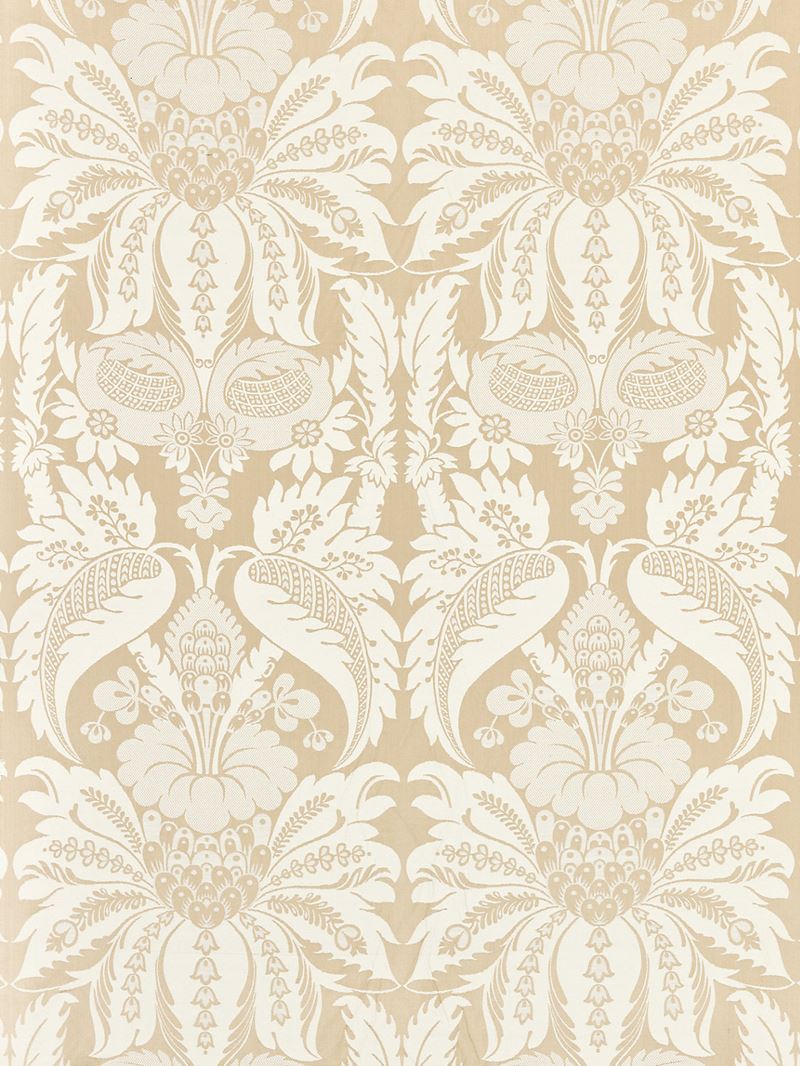 Scalamandre Fabric PQ 00041865 Estate Damask Travertine