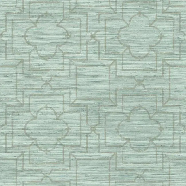 York Wallpaper PSW1066RL Quatrefoil Trellis