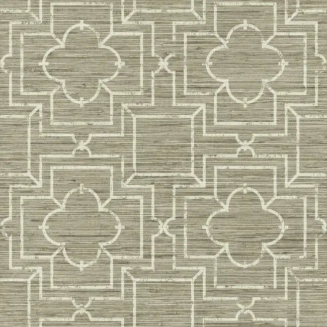 York Wallpaper PSW1067RL Quatrefoil Trellis