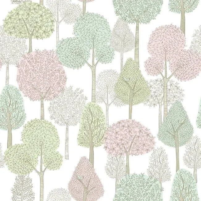 York Wallpaper PSW1187RL Treetops