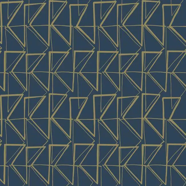 York PSW1256RL Love Triangles Peel and Stick Wallpaper