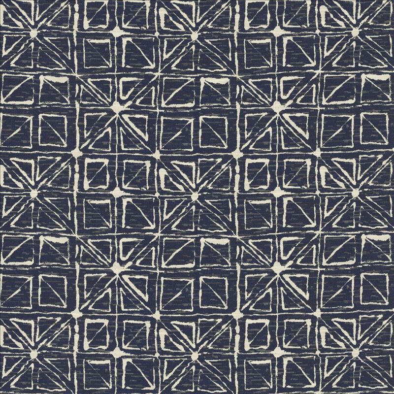 Kasmir Fabric Quadrangle Navy