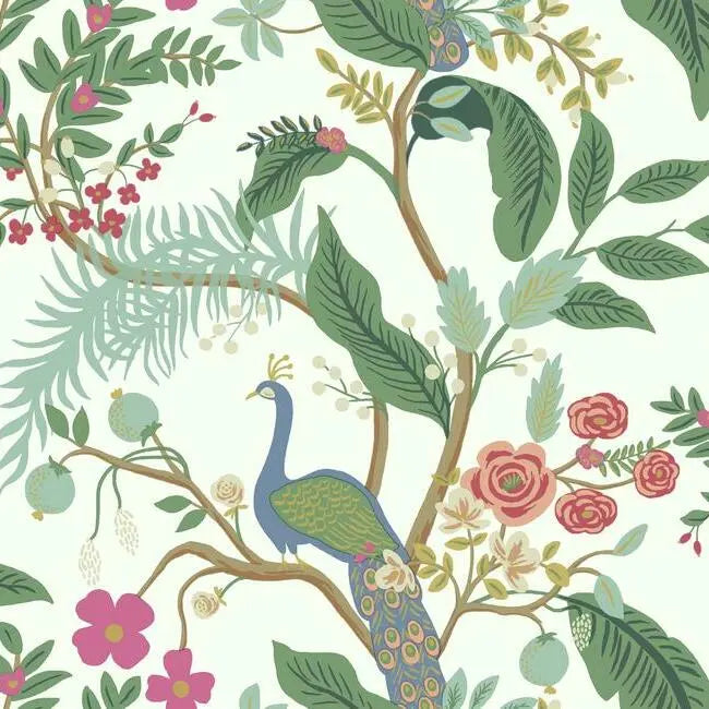 York Wallpaper RI5174 Peacock