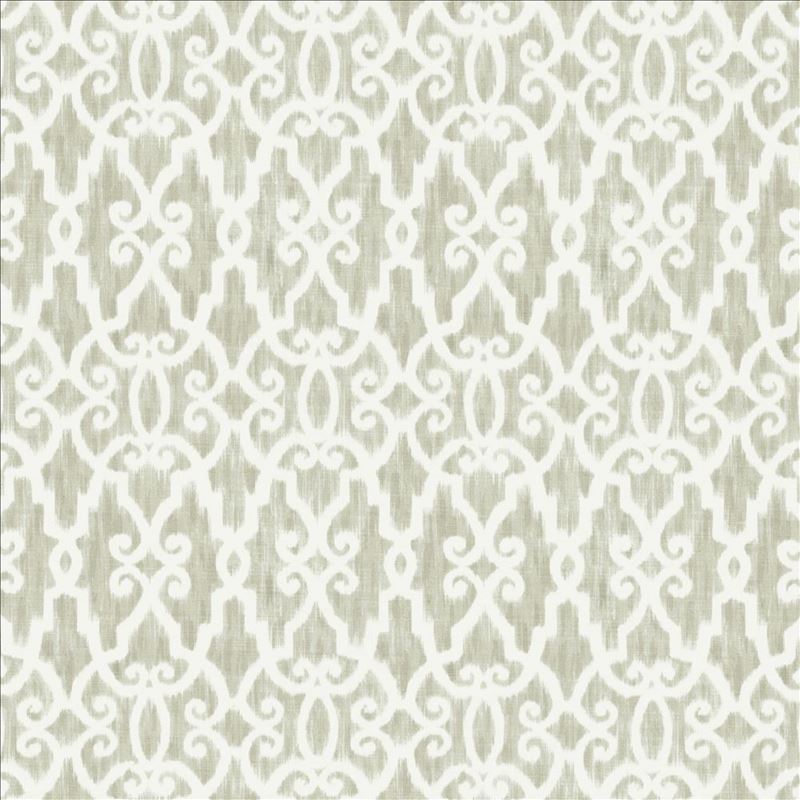 Kasmir Fabric Rimini Scroll Silver