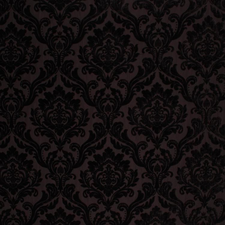 RM Coco Fabric RITZ DAMASK Black