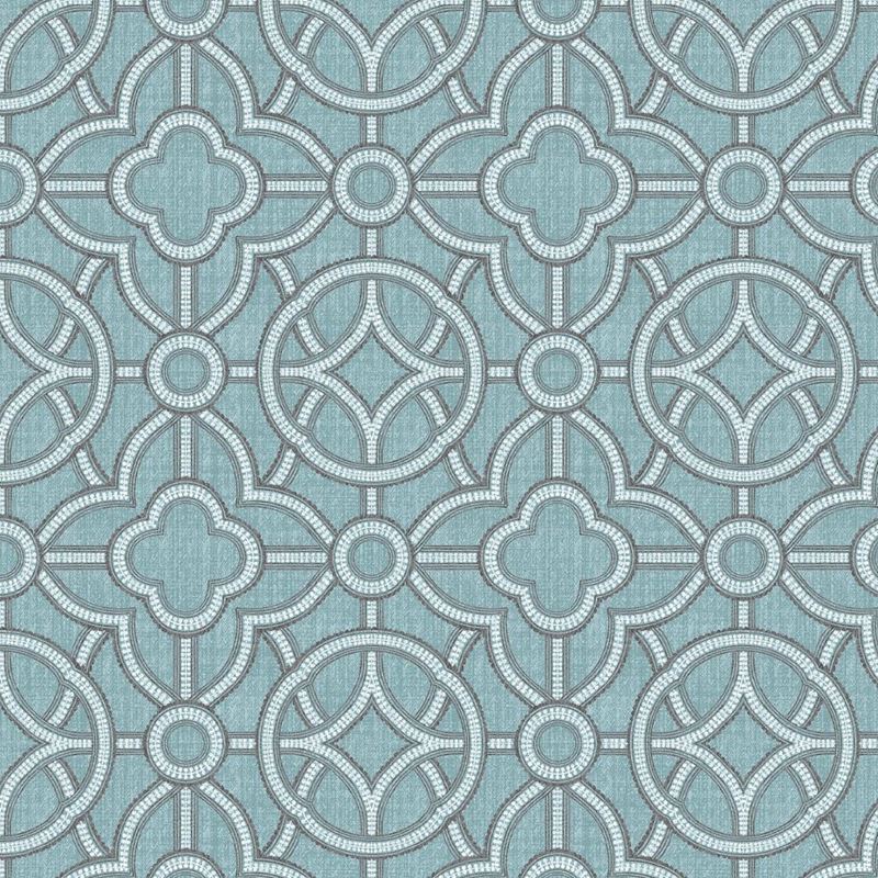 RM Coco Fabric Roundabout Aqua Mist