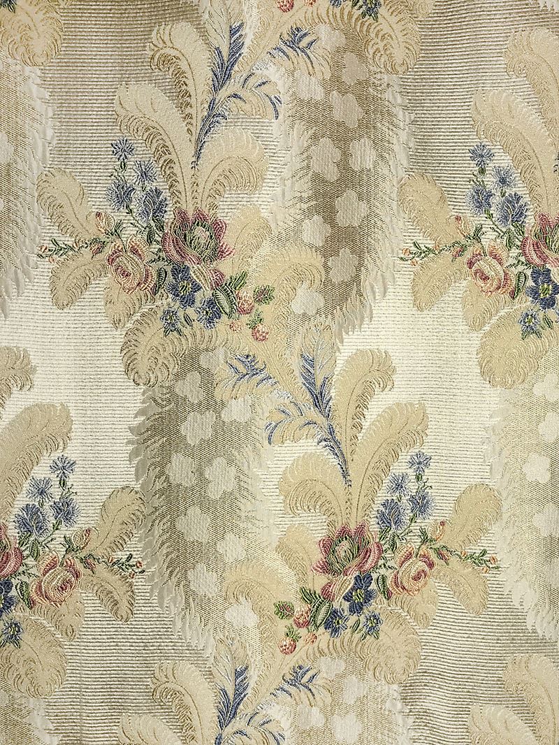 Scalamandre Fabric SB 00060289 Cheverny RoseBlueIvory