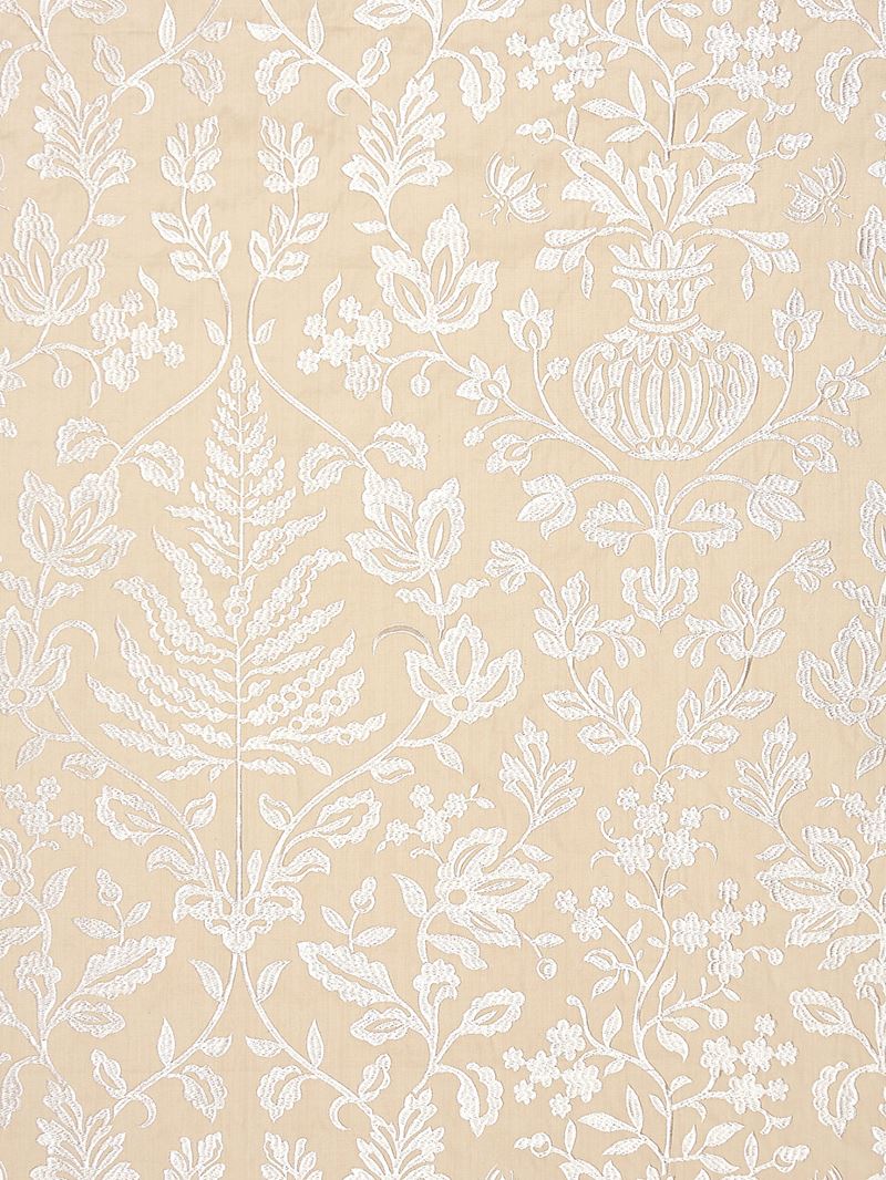 Scalamandre Fabric SC 000127032 Shalimar Embroidery Sand