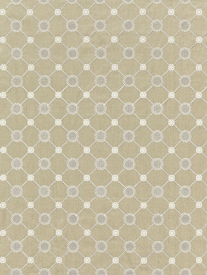 Scalamandre Fabric SC 000127161 Gustavian Diamond Flax