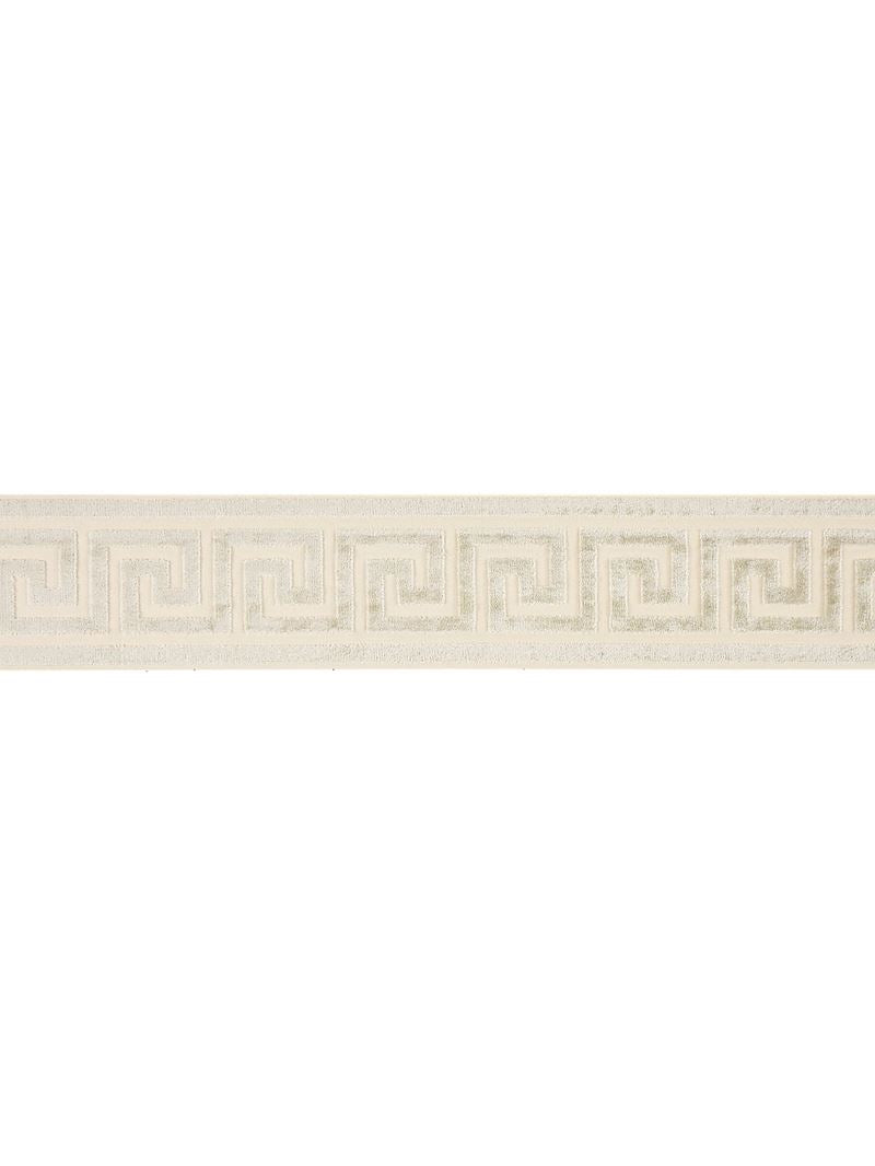 Scalamandre Fabric SC 0001T3279 Greek Key Velvet Tape Mist