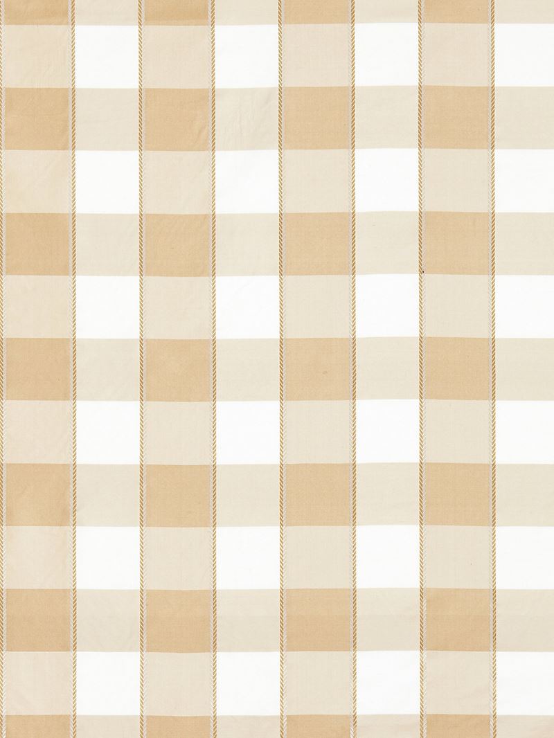 Scalamandre Fabric SC 000227024 Chelsea Check Flax