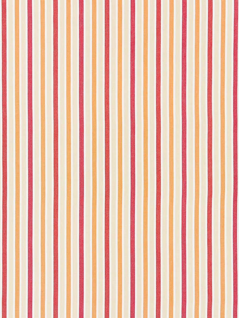 Scalamandre Fabric SC 000227114 Leeds Cotton Stripe Coral