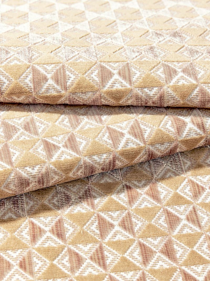 Scalamandre Fabric SC 000227324 Parlor Velvet Butter Pecan