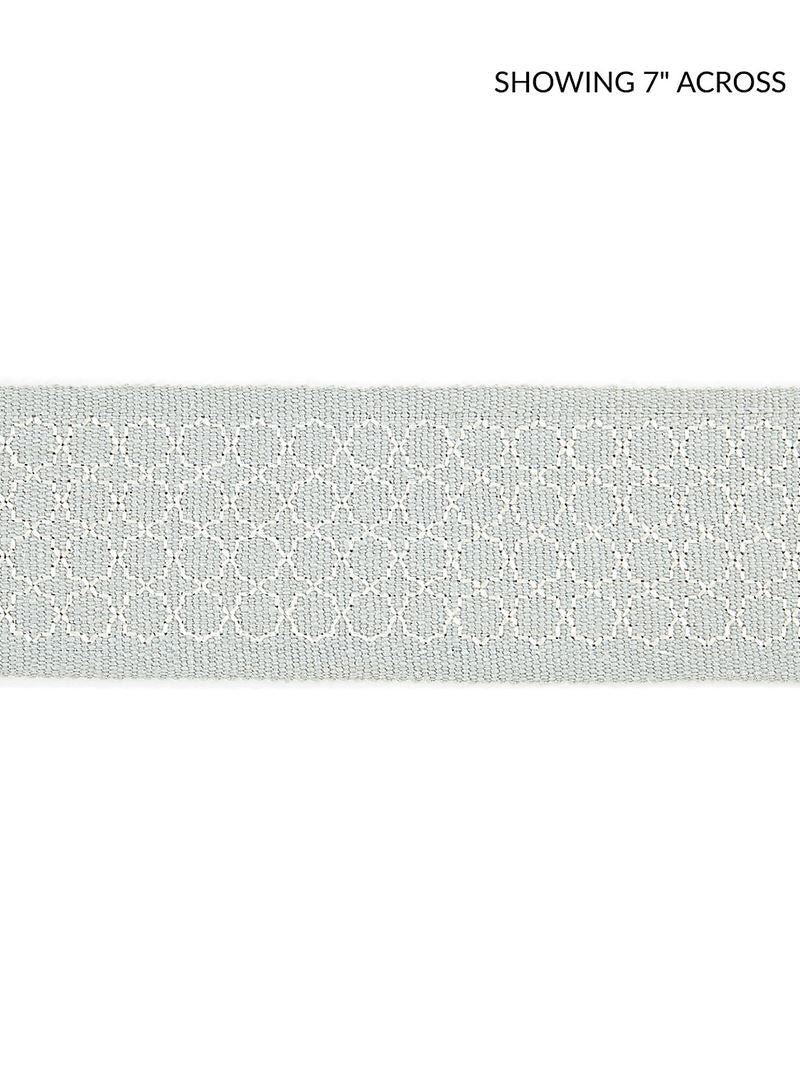 Scalamandre Fabric SC 0002T3289 Seville Embroidered Tape Rain