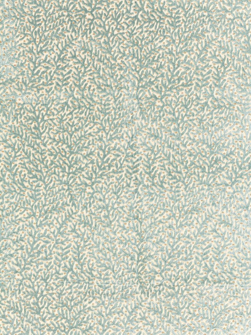 Scalamandre Fabric SC 000327077 Corallina Velvet Lagoon