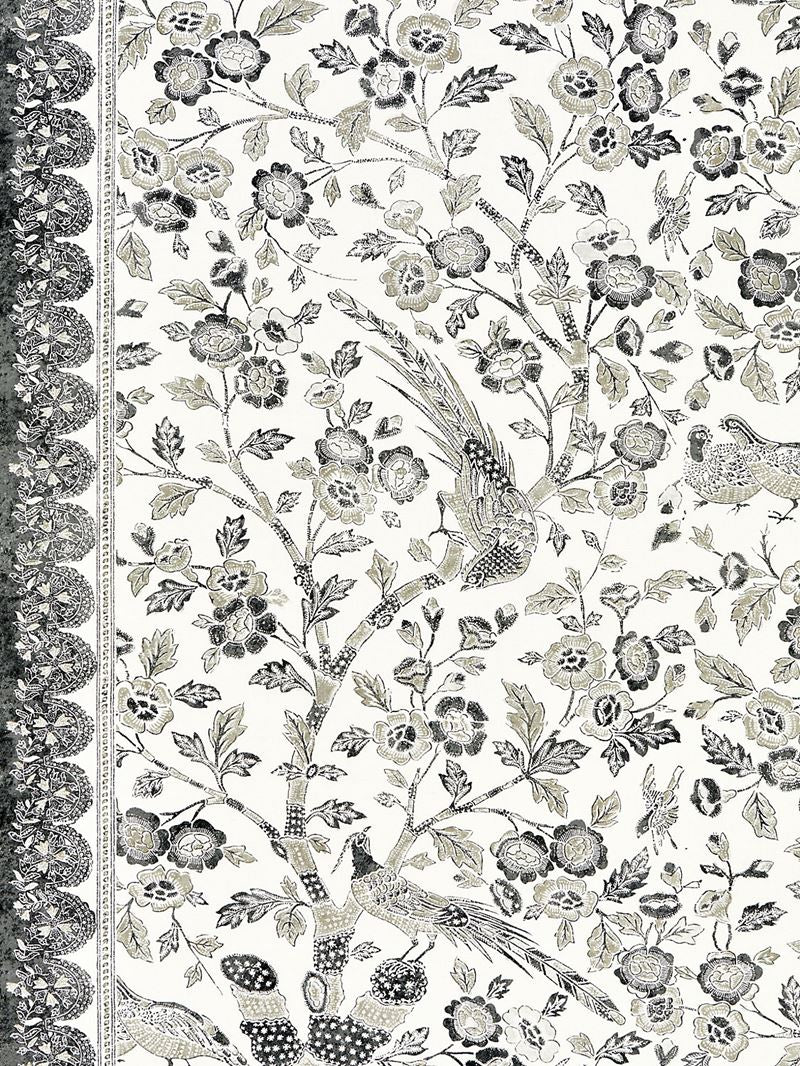 Scalamandre Fabric SC 000416625 Anissa Print Truffle