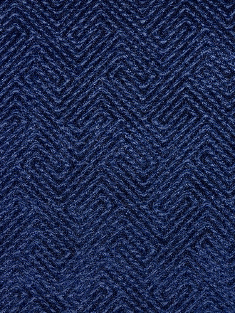 Scalamandre Fabric SC 000427060 Meander Velvet Navy