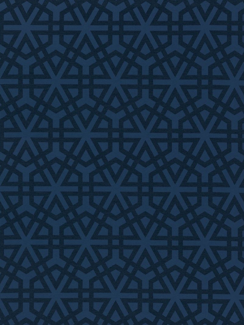 Scalamandre Fabric SC 000427198 Lisbon Weave Indigo